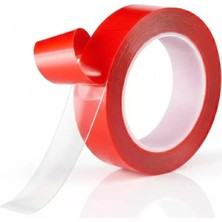 Aslanoğlu Store Powermaster PM-13381 19MM 2 Metre Vhb Şeffaf Akrilik Silikonlu Esnek Çift Taraflı Bant (Ogs Bantı)