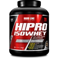 Hardline Nutrition Hardline Hipro Isowhey 1800 gr Çikolata Aromalı Whey Protein Toz Yetişkin Kullanıcılar İçin