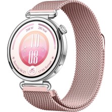 Sneezy Huawei Watch Gt7 41MM Uyumlu Manyetik Milanese Loop Metal Kordon
