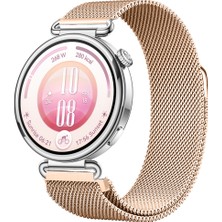 Sneezy Huawei Watch Gt7 41MM Uyumlu Manyetik Milanese Loop Metal Kordon