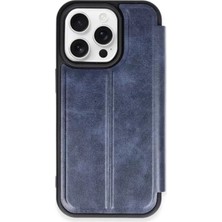 Aslanoğlu Store Apple Iphone 15 Pro Max Kılıf Flip Cover - Lacivert