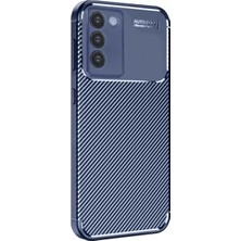 Aslanoğlu Store Vivo V30 Lite 4g Kılıf Auto Focus Karbon Kapak - Lacivert