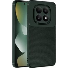 Aslanoğlu Store Xiaomi Redmi Note 15 Pro 5g Auto Focus Karbon Kapak - Koyu Yeşil