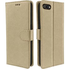 Aslanoğlu Store Realme C2 Trend S Plus Kapaklı Kılıf - Gold