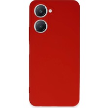 Aslanoğlu Store Vivo Y18 Kılıf First Silikon - Kırmızı