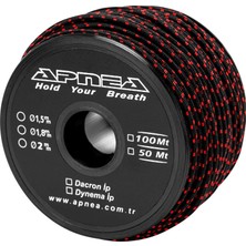 Apnea Dyneema Ip 1.5mm Kırmızı-Siyah