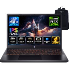 Acer Nitro ANV15-52 Intel Core I5 13420H 16GB 512GB SSD RTX5050 Windows 11 Pro 15.6'' 165HZ Taşınabilir Bilgisayar NH.QZ7EY.004