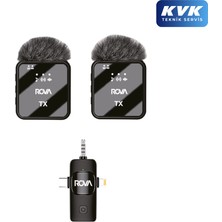 Rova MC101 Kablosuz Yaka Mikrofonu 100MAH