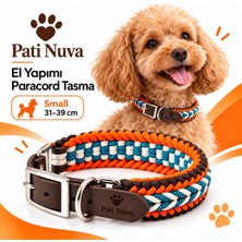 Pati Nuva El Örgüsü Premium Köpek Tasması 31-39 cm