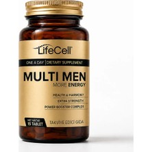 Life Cell Multi Men Power Booster Complex 15 Tablet Erkeklere Multivitamin Desteği Enerji Artırıcı