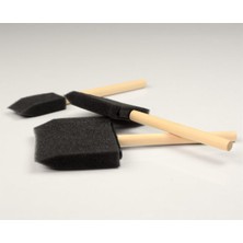 Refsan Ahşap Saplı Siyah Sünger Set 3lü