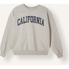 Defacto  Kadın Sweat I6357AX/GR110 Lt.grey Melange