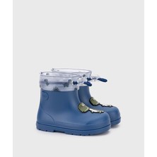 Igor Unisex Çocuk 22-28 Numara Mendi Dino Su Gçirmez Çizme Lacivert