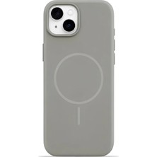 Velvoria iPhone 15 Mag Core Akıllı Magsafe Animasyonlu Silikon Kılıf Uzay Gri