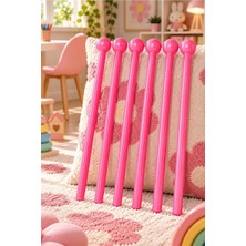 Midex ORF-TFK-23PK 3X Pembe Çocuk Davulu Tokmağı 23 cm Ritim Çubuğu Örf Aleti (Karbon Fiber)