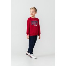 U.S. Polo Assn. U.s. Polo Assn Kids Erkek Çocuk Takım 4-14 Yaş Kırmızı