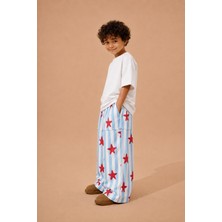 Le Touche Deniz Yıldız Desenli Unisex Çocuk %100 Pamuk Pantolon 4 Mevsim