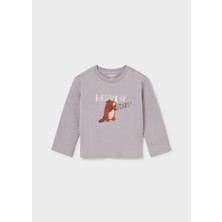 Mayoral Beaver Sweatshirt 1-4 Yaş Gri