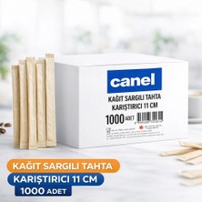Canel Kağıt Sargılı Tahta Karıştırıcı 11CM 1000 Adet