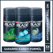 Blade Erkek Roll On 3x50 Ml Tanışma Seti (Marine Fresh-Green Dream-Cool Fresh)