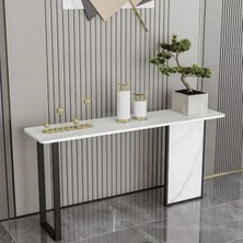 Drs-01 Modern Dikdörtgen Konsol Masa Mdf Metal Ayaklı