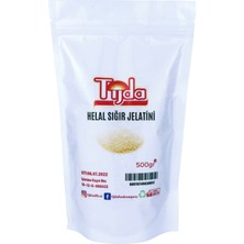 Tijda Toz Jelatin 500 gr %100 Saf Sığır Jelatini 220 Bloom Helal