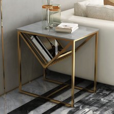 ZGN36757 Modern Mdf Çerçeveli Dikdörtgen Yan Sehpa