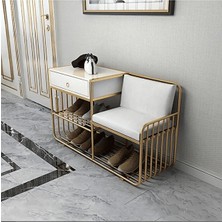 PTM6403 Gold Metal Benç Ayakkabılık 120 cm