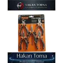 Rico Mini Pense Seti Kargaburun Yan Keski Pense 5 Pcs