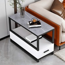 ZGN85745 Modern Mdf Çekmeceli Yan Sehpa