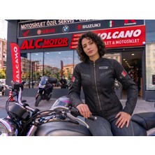 LS2 Blade Air Kadın Motosiklet Montu A Sertifikalı Ce Korumalı Alc Motosiklet