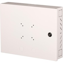 Lande - DVRboxE 19" Duvar Tipi Güvenlik Kabinet – Kilitli, Havalandırmalı, Monoblok, 50 kg Kapasiteli 450x100x350 mm