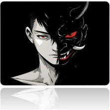 Urzuva Mirror Demon 40X30 3mm Gaming Oyuncu Mousepad, Büyük Boy Premium Mouse Pad Kaydırmaz