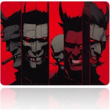 Urzuva Crimson Oni Council 40X30 3mm Gaming Oyuncu Mousepad, Büyük Boy Premium Mouse Pad Kaydırmaz