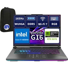 Asus Rog Strix G16 G615JPR-RV300EP6 I7-14650HX RTX5070 8gb 32GBRAM 1tbssd 16'' Wuxga 165Hz WIN11 Pro + Elektropasaj Çanta