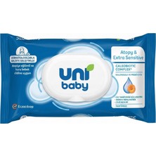 Uni Baby Atopi ve Ekstra Sensitive Hassas Bebek Islak Mendil 40'lı