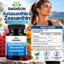 Swanson Astaxanthin & Zeaxanthin Eye And Vision Health 60 Softgels