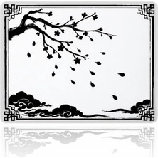 Urzuva Petalfall Shadow 48X40 4mm Gaming Oyuncu Mousepad, Büyük Boy Premium Mouse Pad Kaydırmaz