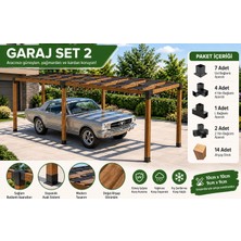 Belka 35 Ahşap Garaj    / Araç Park Alanı Konstrüksiyonu Set 2