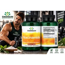 Swanson Vitamin B3 Niacin As Niacinamide 500 Mg, 250 Capsules