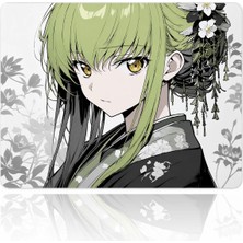 Urzuva Jade Kimono 40X30 3mm Gaming Oyuncu Mousepad, Büyük Boy Premium Mouse Pad Kaydırmaz