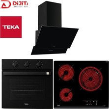 Teka Ankastre Set Siyah (Hbb 54500 Bk - Atv 60.3 Bk - Tz 6316 )