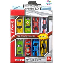 Brother Toys 8 Adet Mini Metal Yarış Arabaları Oyuncak Araba Set 8li Araba Seti