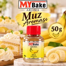 My Bake Muz Aroması 50 G – Pasta, Kek, Krema ve Tatlılar Için Gıda Aroması