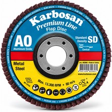 Karbosan 115X22.23 Premium Line Ao Sd Flap Disk Zımpara | 40-60-80 Kum