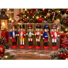 Aslanoğlu Store Kurşun Asker Ahşap Dekoratif Eşya 6 Lı Set 12.5 / 13CM Th7