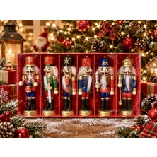 Aslanoğlu Store Kurşun Asker Ahşap Dekoratif Eşya 6 Lı Set 12.5 / 13CM Th8