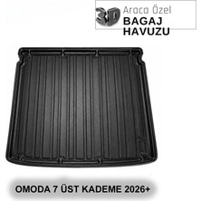 Elorcar Chery Omoda 7 Üst Kademe 2026+ Araca Özel 3D Bagaj Havuzu