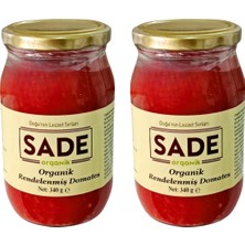 Sade Organik Rendelenmiş Domates 340 gr 2 Li Paket