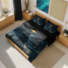 Luvis Store Arcana Collection: The Star Yıldız Kartı Desenli Çift Kişilik Hibrit Nevresim Takımı - Çarşafsız